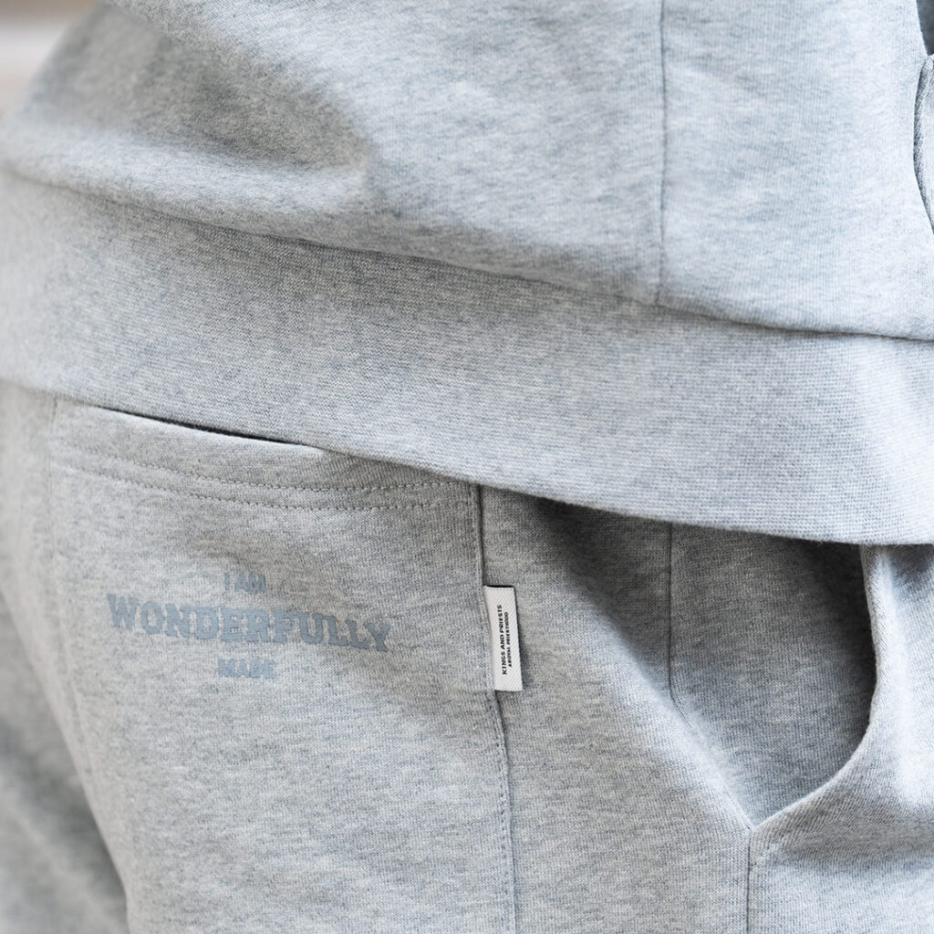 Jogger Lamech, Jogginghose, unisex grau melange, KINGS AND PRIESTS