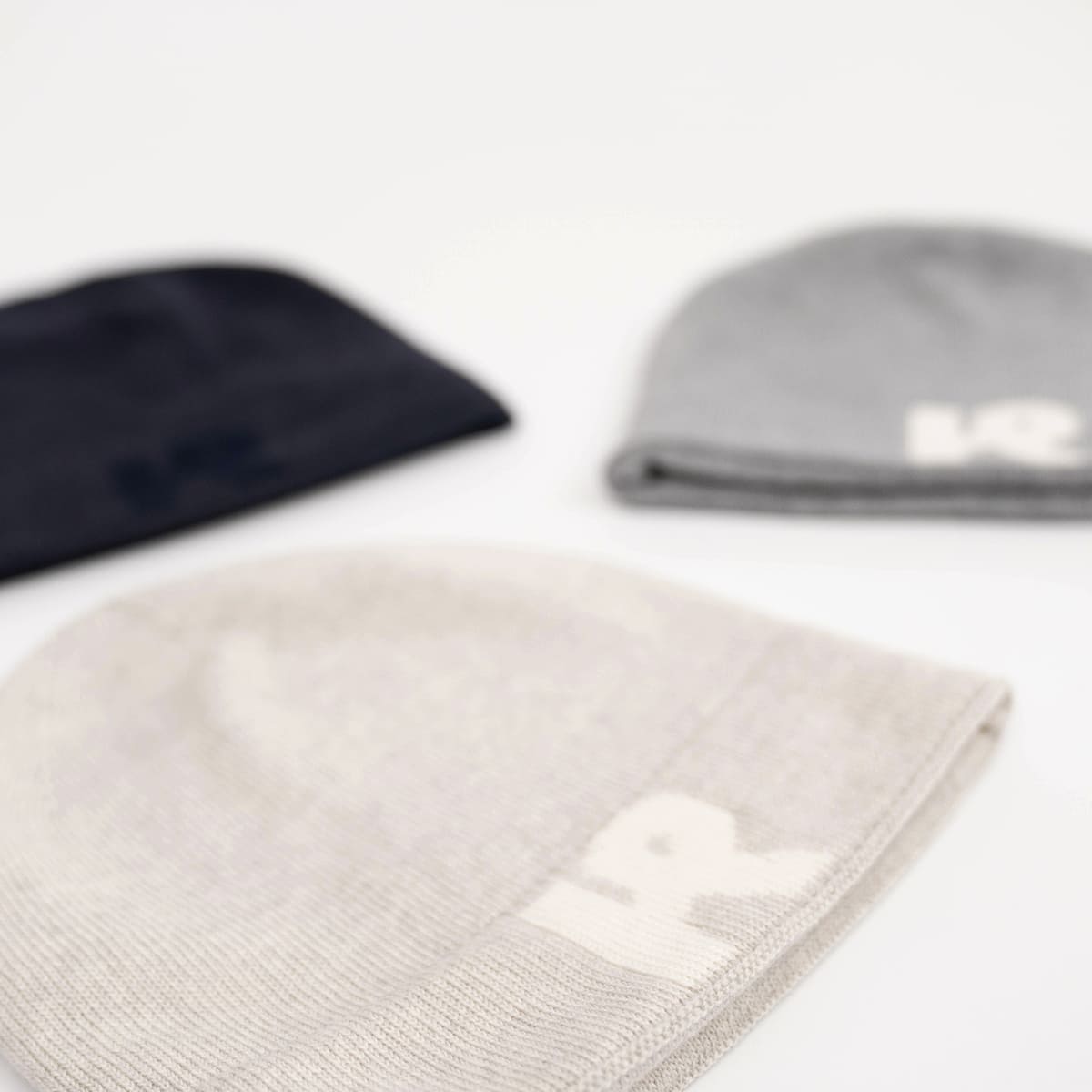 Beanie aus Merinowolle | Unisex navy blau, grau melange, beige, monochrom, KINGS AND PRIESTS