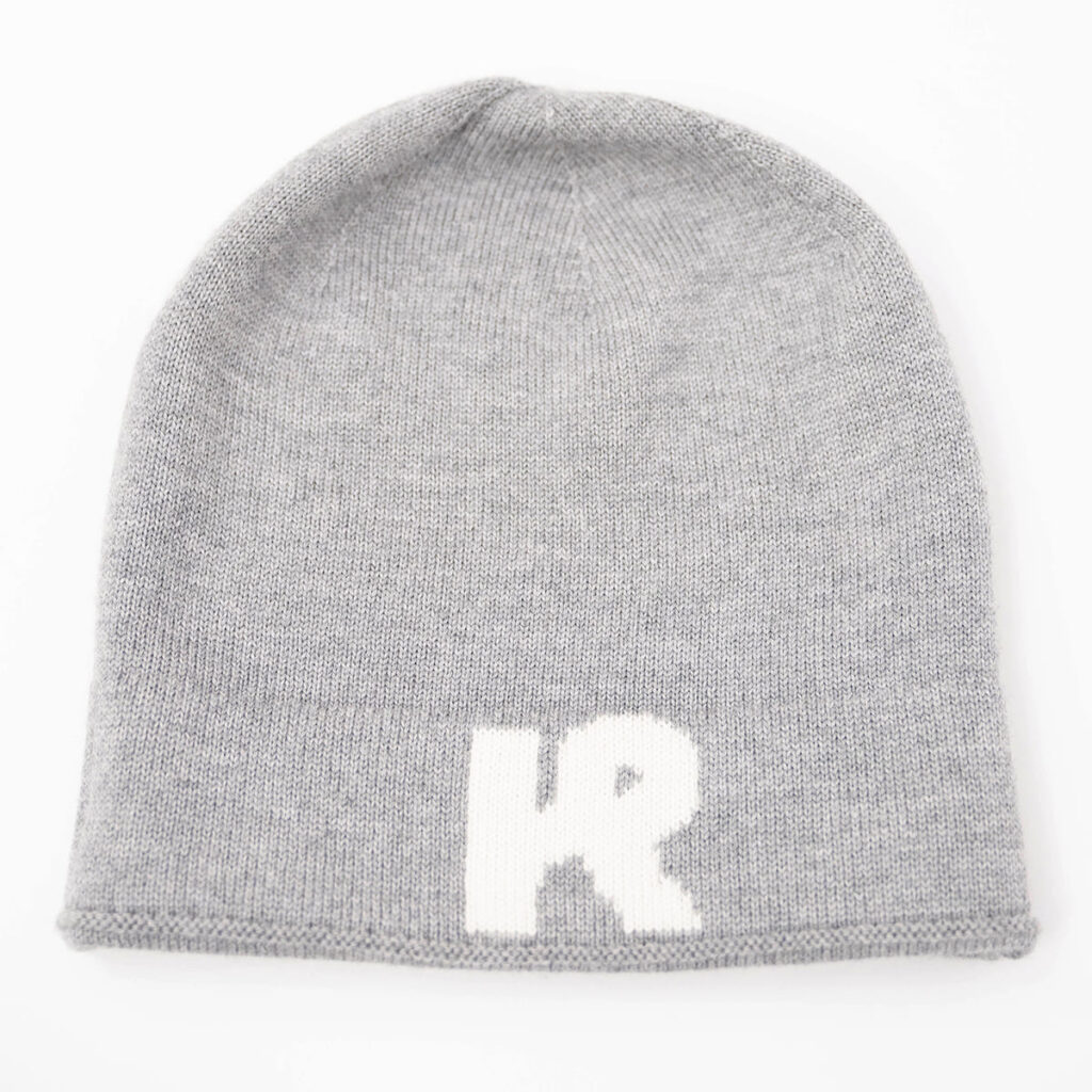 Beanie unisex grau melange, Merinowolle, KINGS AND PRIESTS