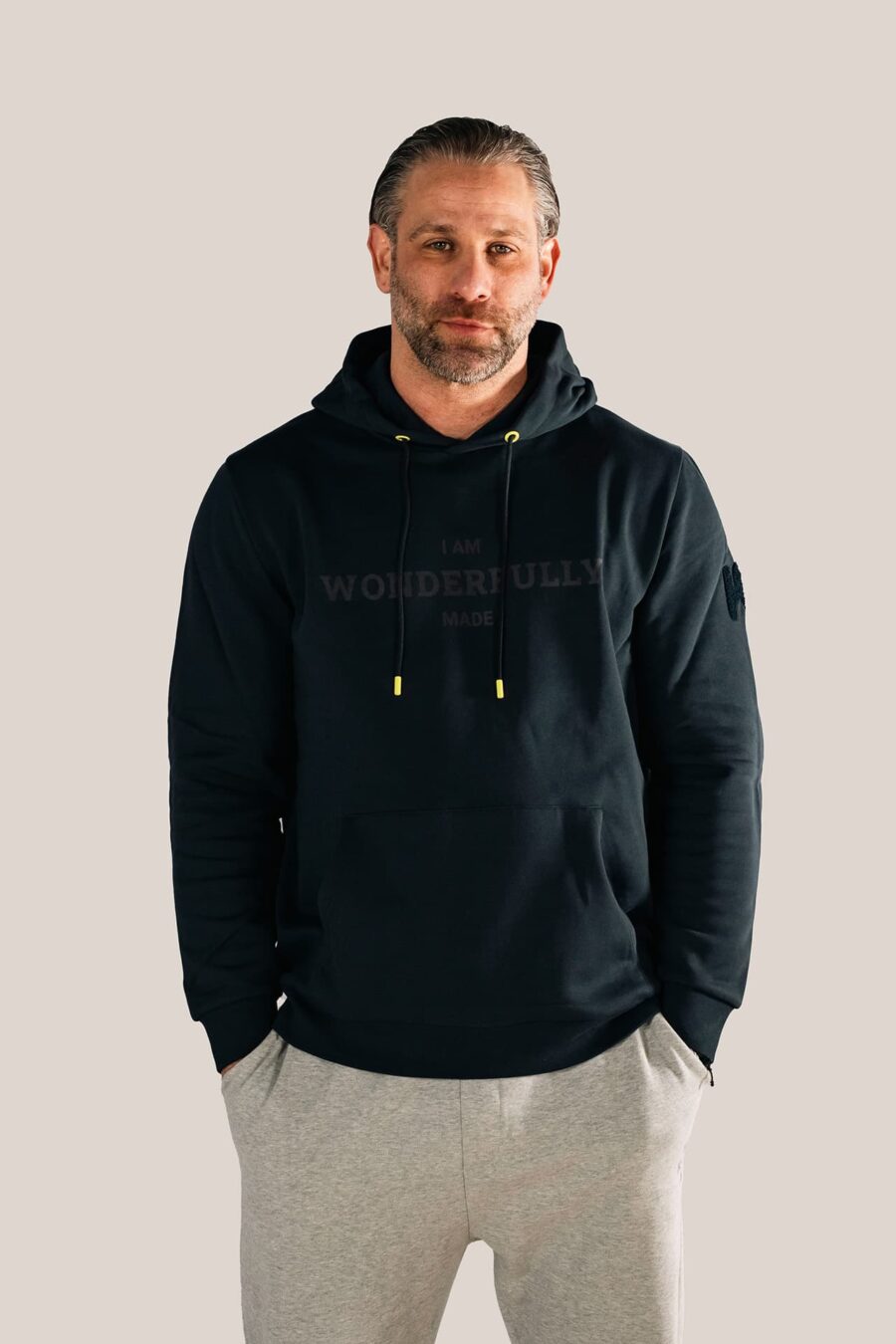 Hoodie Noah - unisex navy blau